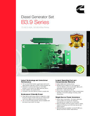 Diesel Generatoren Cummins C70D5P