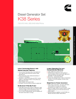 Diesel Generatoren Cummins C750D5P