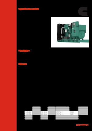 Diesel Generatoren Cummins C800 D6