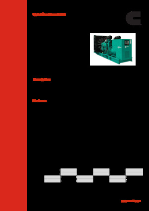 Diesel Generatoren Cummins C1000 D6