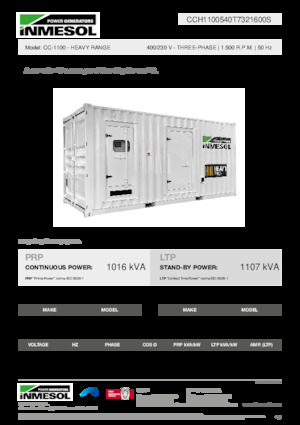 Diesel Generatoren INMESOL CC-1100