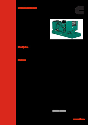 Diesel Generatoren Cummins DGDB