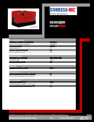 Diesel Generatoren Endress ESE 100 IW/MS 