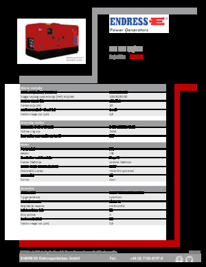 Diesel Generatoren Endress ESE 100 IW/MS 