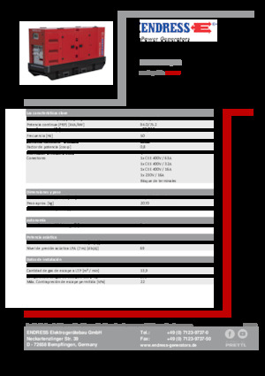 Diesel Generatoren Endress ESE 100 IW/RS