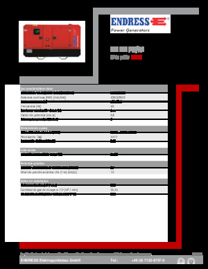 Diesel Generatoren Endress ESE 110 PW/AS 