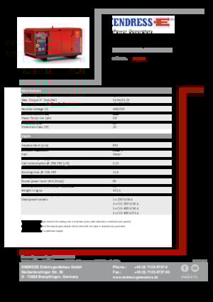 Diesel Generatoren Endress ESE 1306 DYS-GT ES ISO DI