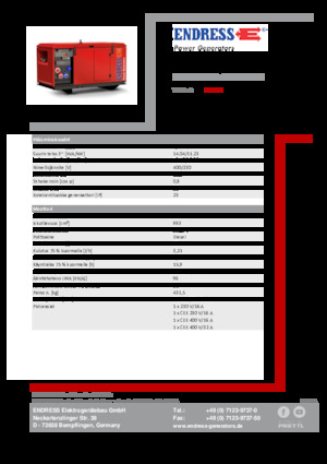 Diesel Generatoren Endress ESE 1306 DYS-GT ES ISO DI