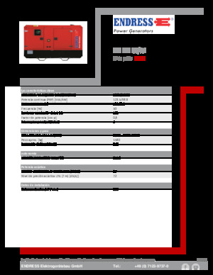 Diesel Generatoren Endress ESE 135 IW/AS