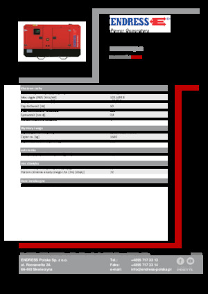 Diesel Generatoren Endress ESE 135 IW/AS