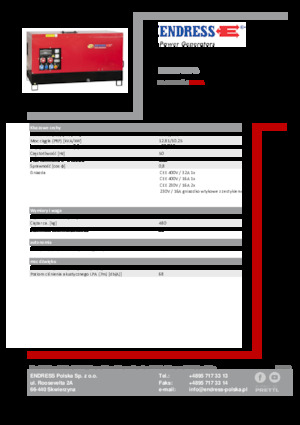 Diesel Generatoren Endress ESE 15 YW-B