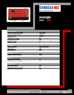 Diesel Generatoren Endress ESE 175 IW/AS