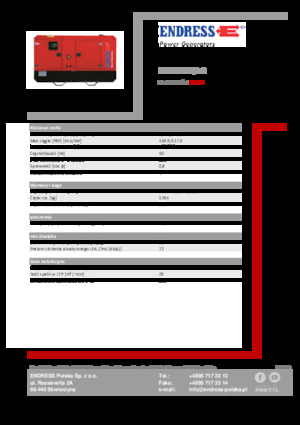 Diesel Generatoren Endress ESE 175 IW/AS