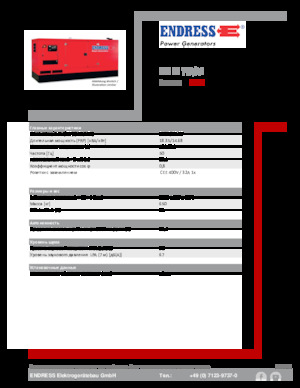 Diesel Generatoren Endress ESE 20 YW/AS 