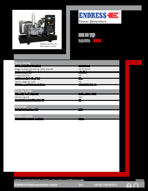 Diesel Generatoren Endress ESE 20 YW 
