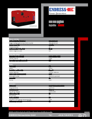 Diesel Generatoren Endress ESE 200 IW/MS