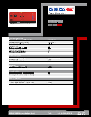 Diesel Generatoren Endress ESE 200 PW/AS 