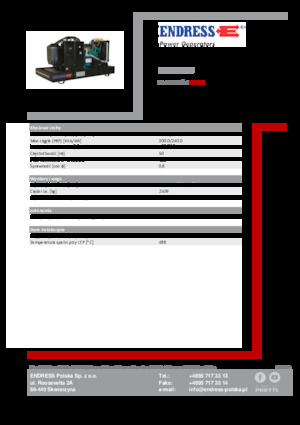 Diesel Generatoren Endress ESE 330 IW