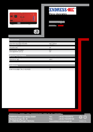 Diesel Generatoren Endress ESE 405 VW/AS 