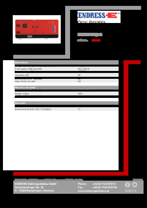 Diesel Generatoren Endress ESE 405 VW/AS 