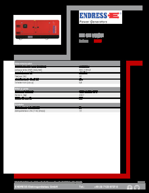 Diesel Generatoren Endress ESE 405 VW/AS 
