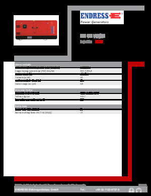 Diesel Generatoren Endress ESE 405 VW/AS 
