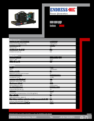 Diesel Generatoren Endress ESE 465 VW 