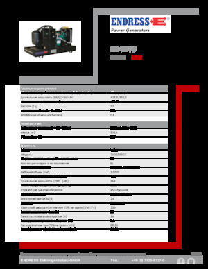 Diesel Generatoren Endress ESE 465 VW 
