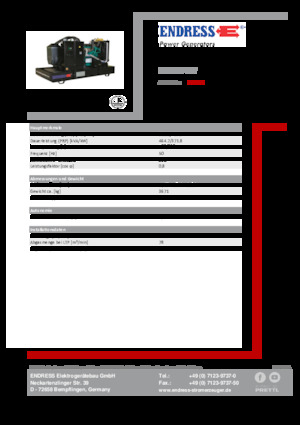 Diesel Generatoren Endress ESE 515 VW 