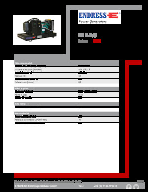 Diesel Generatoren Endress ESE 515 VW 