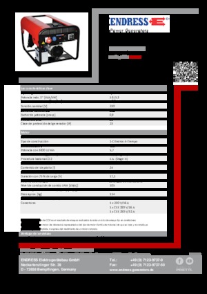 Diesel Generatoren Endress ESE 604 YS ES DI