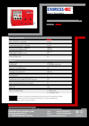 Benzine Generatoren Endress ESE 608 DHG ES DI ISO Duplex Silent