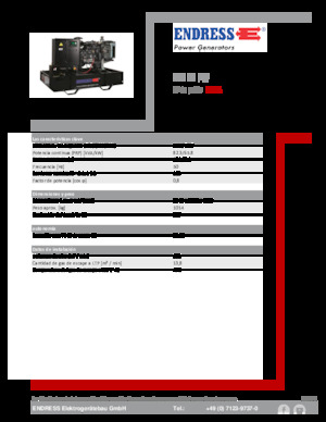 Diesel Generatoren Endress ESE 90 PW 