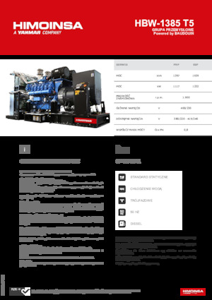 Diesel Generatoren HIMOINSA HBW-1385 T5