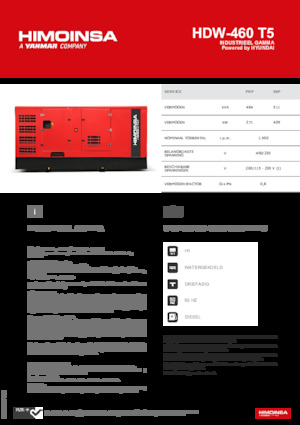 Diesel Generatoren HIMOINSA HDW-460 T5