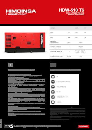 Diesel Generatoren HIMOINSA HDW-510 T6