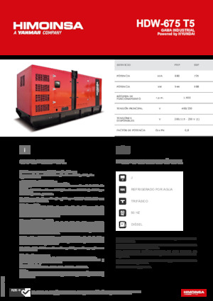 Diesel Generatoren HIMOINSA HDW-675 T5