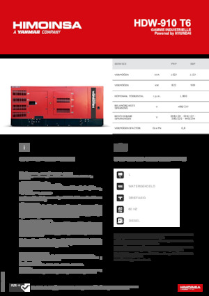 Diesel Generatoren HIMOINSA HDW-910 T6
