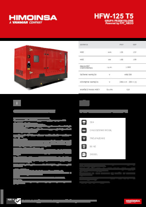 Diesel Generatoren HIMOINSA HFW-125 T5
