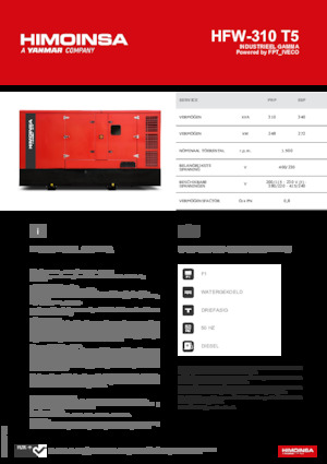 Diesel Generatoren HIMOINSA HFW-310 T5