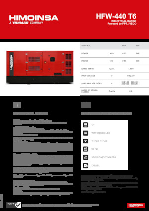 Diesel Generatoren HIMOINSA HFW-440 T6