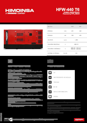Diesel Generatoren HIMOINSA HFW-440 T6