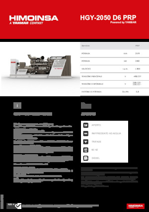Diesel Generatoren HIMOINSA HGY-2050 D6 PRP