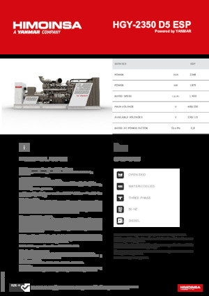 Diesel Generatoren HIMOINSA HGY-2350 D5 ESP