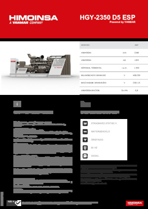 Diesel Generatoren HIMOINSA HGY-2350 D5 ESP
