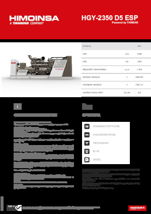 Diesel Generatoren HIMOINSA HGY-2350 D5 ESP