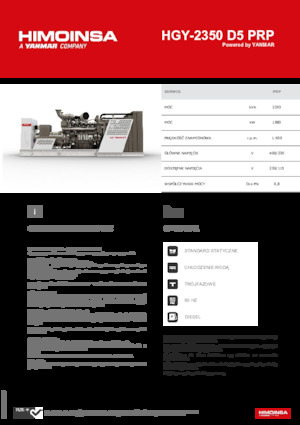 Diesel Generatoren HIMOINSA HGY-2350 D5 PRP