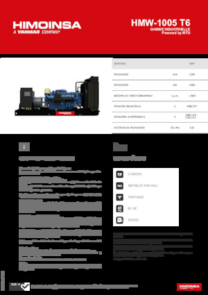 Diesel Generatoren HIMOINSA HMW-1005 T6