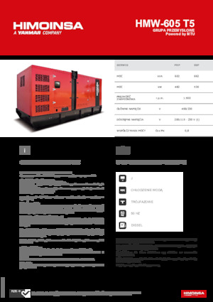 Diesel Generatoren HIMOINSA HMW-605 T5