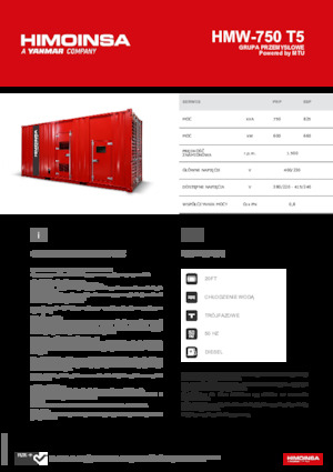 Diesel Generatoren HIMOINSA HMW-750 T5